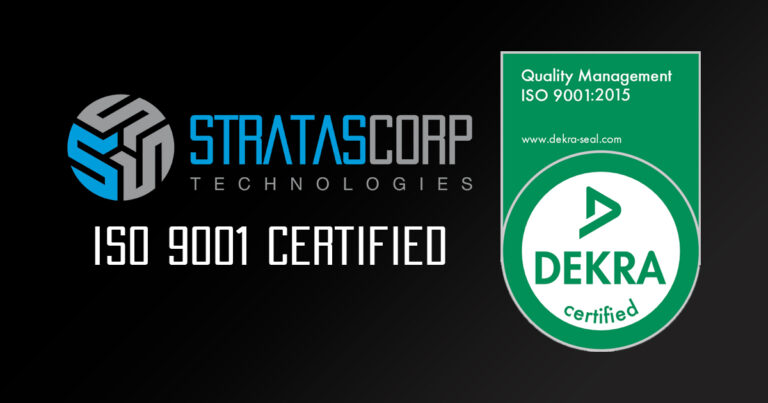 Read more about the article StratasCorp Technologies Earns ISO 9001 Certification, Demonstrating Commitment to Quality