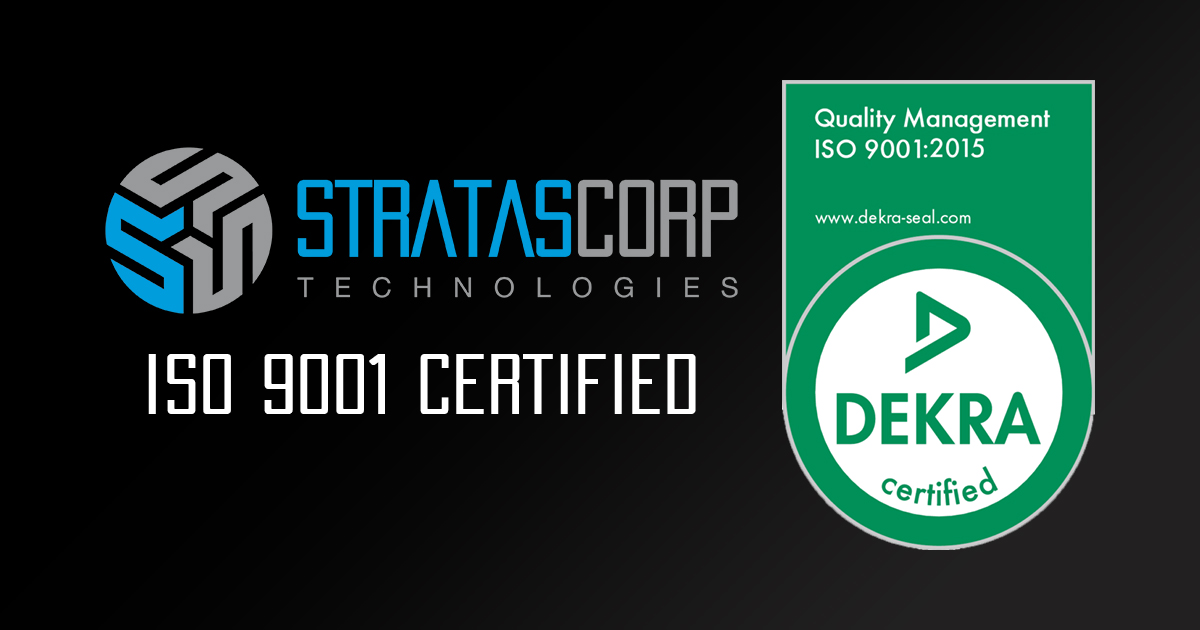 You are currently viewing StratasCorp Technologies Earns ISO 9001 Certification, Demonstrating Commitment to Quality